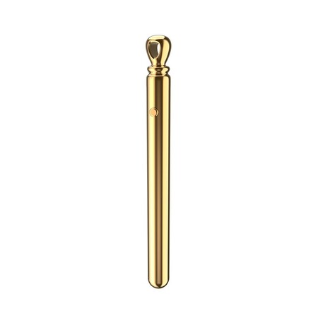 Золотистая подвеска-вибратор Genie Flirting Pen